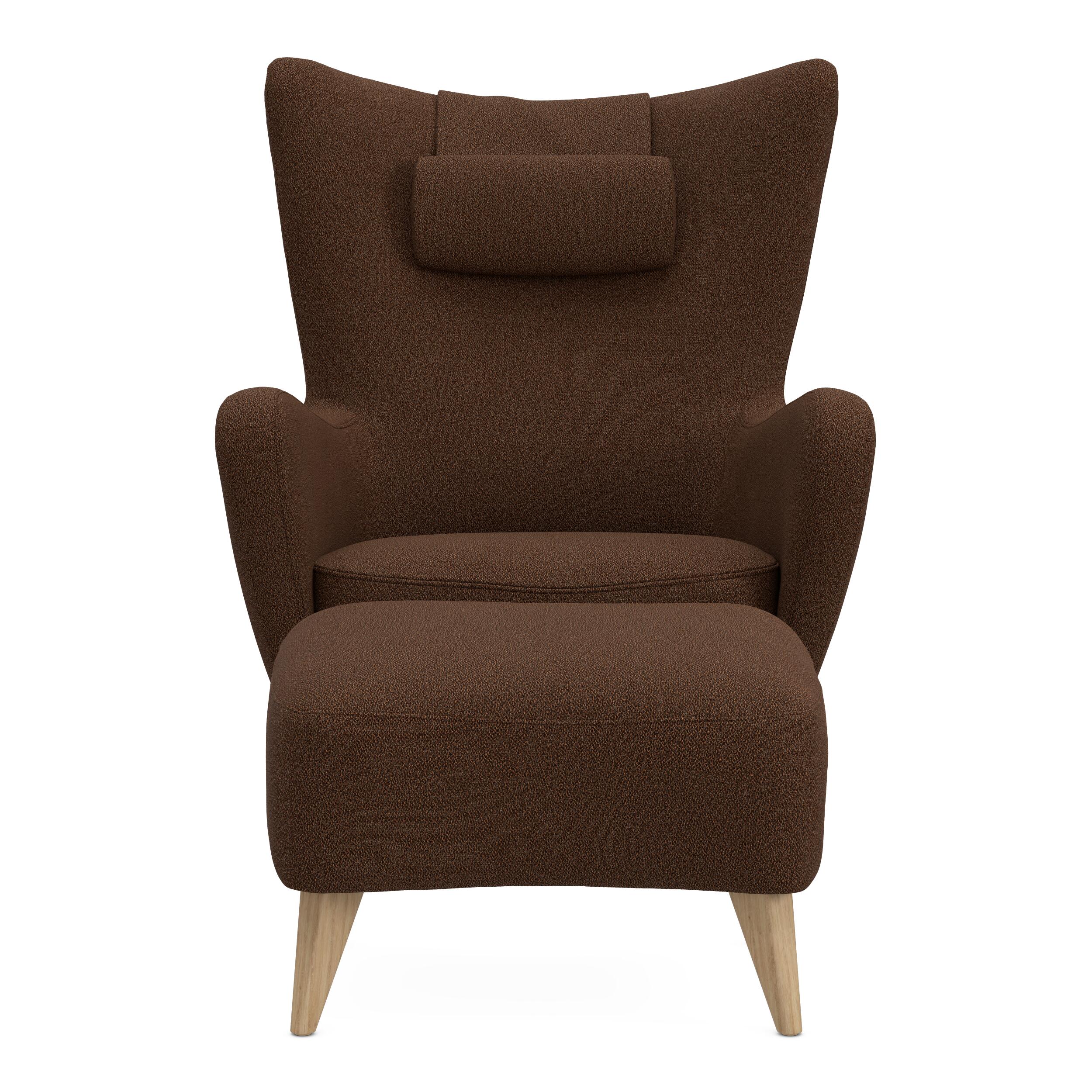 Elena fåtölj & fotpall 