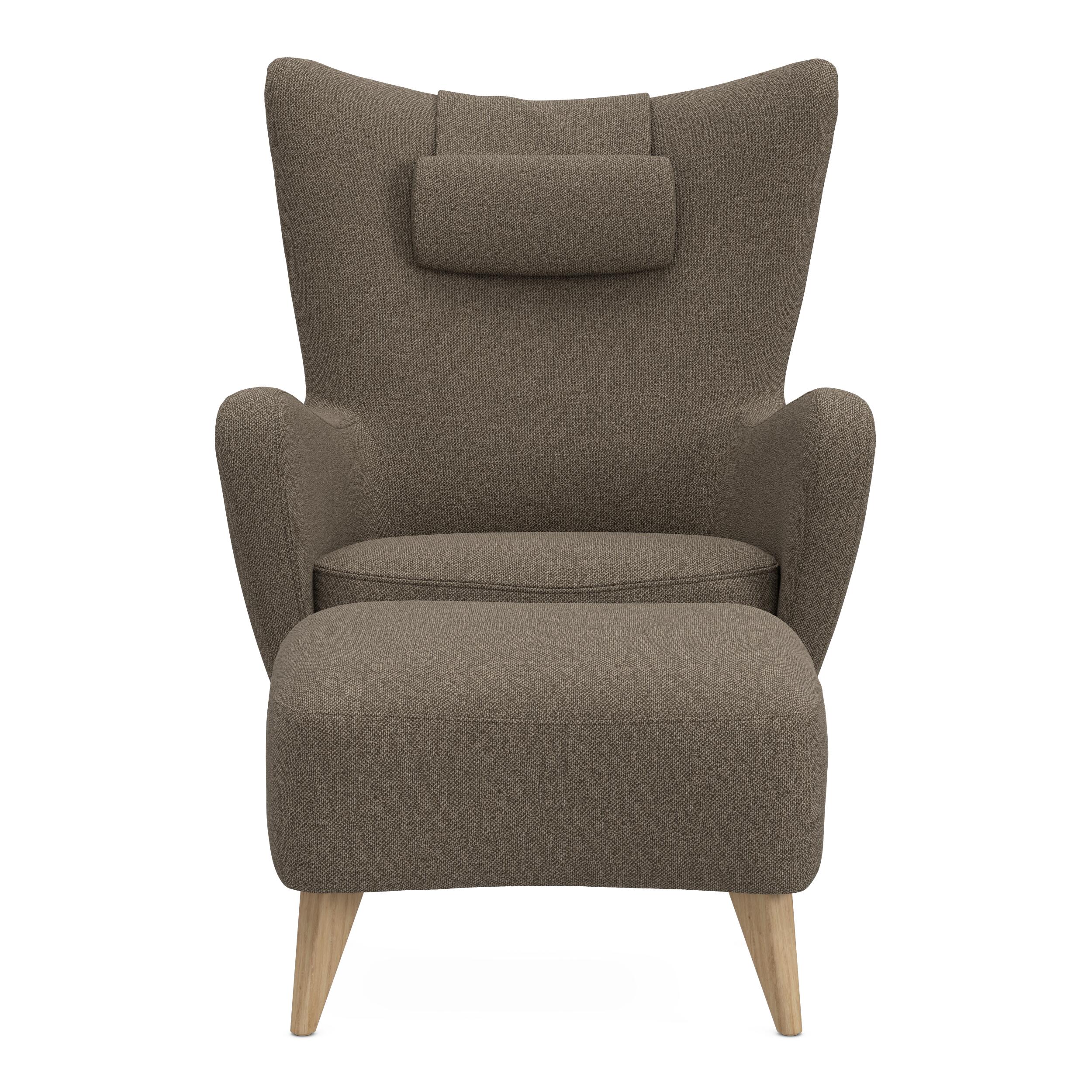 Elena fåtölj & fotpall 