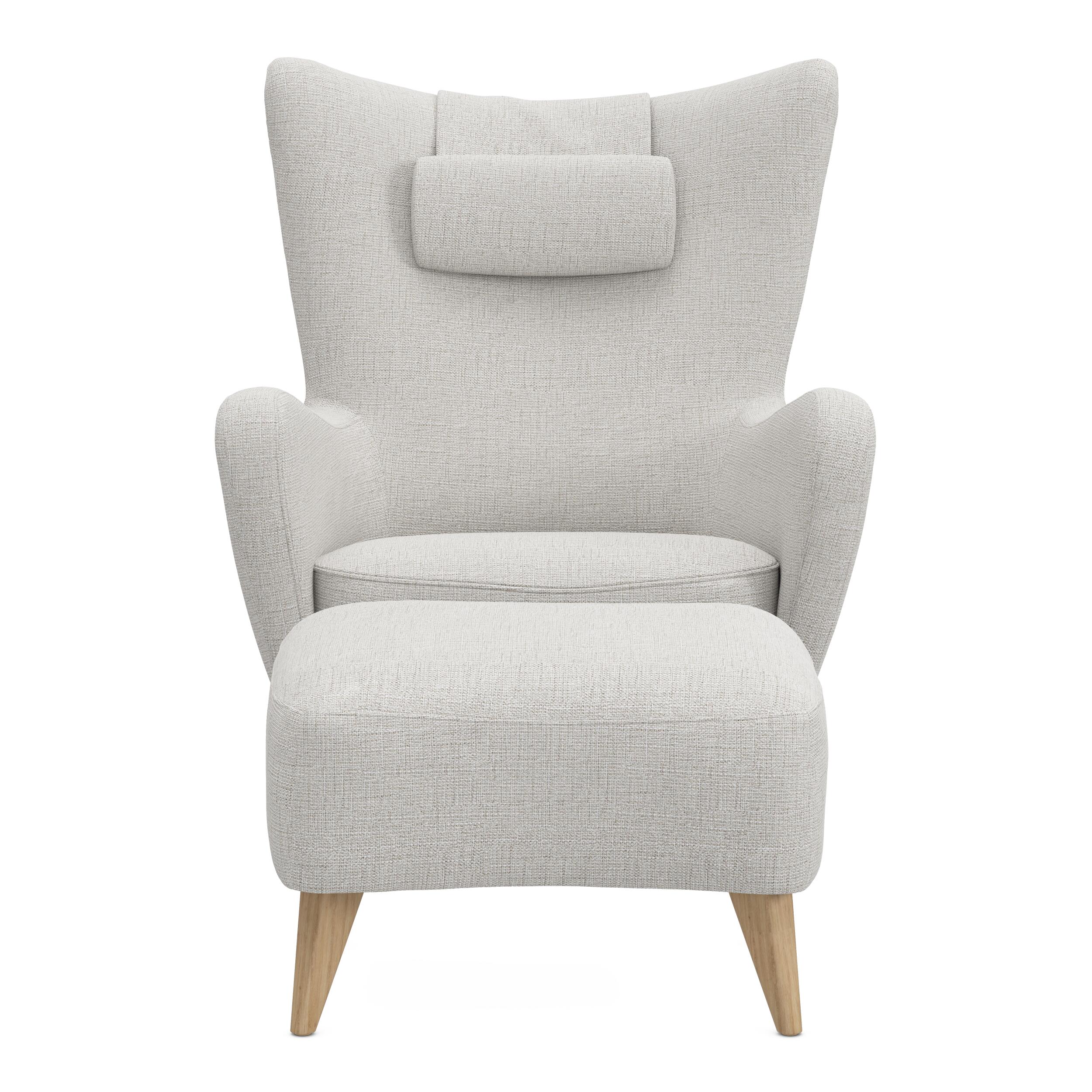 Elena fåtölj & fotpall 