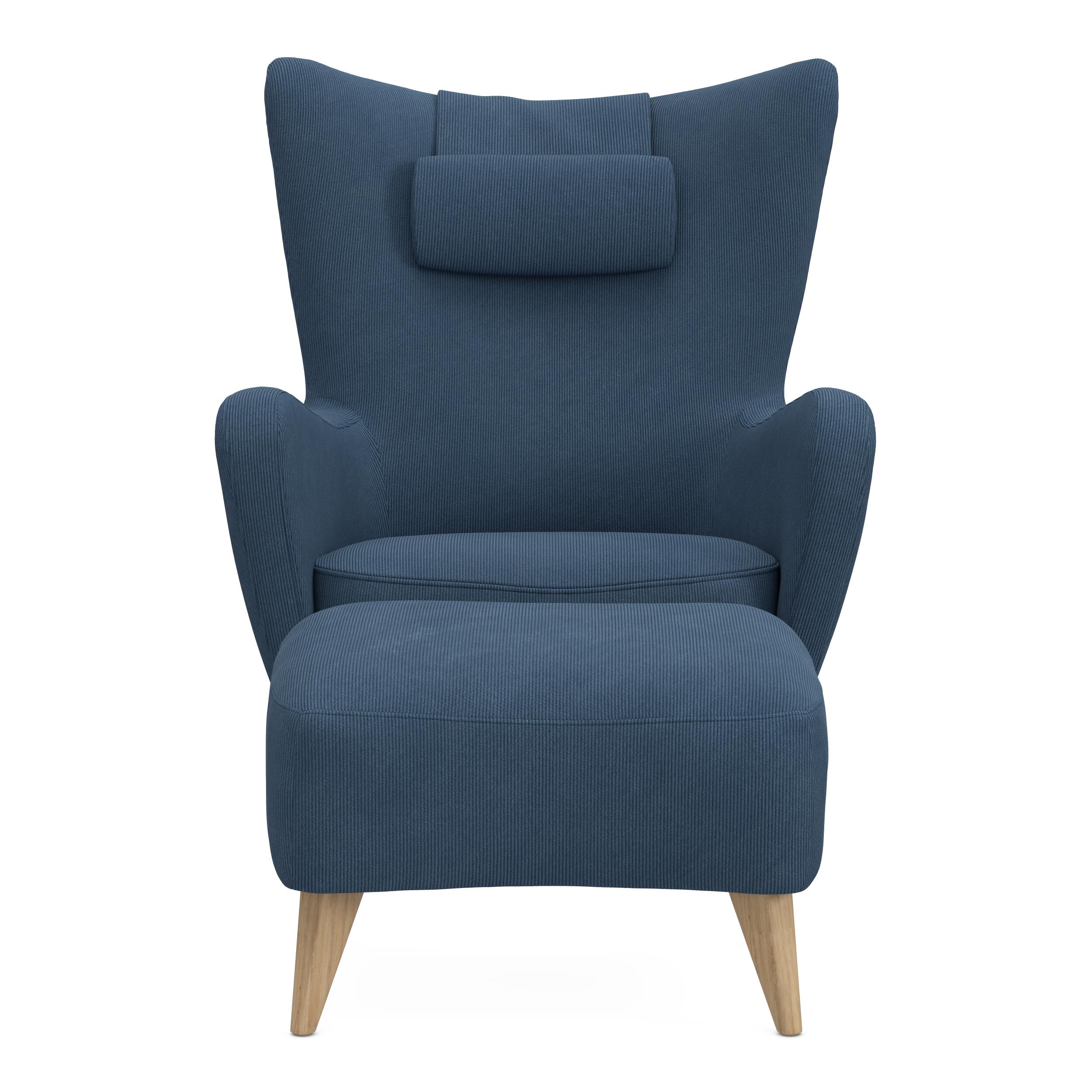 Elena fåtölj & fotpall 