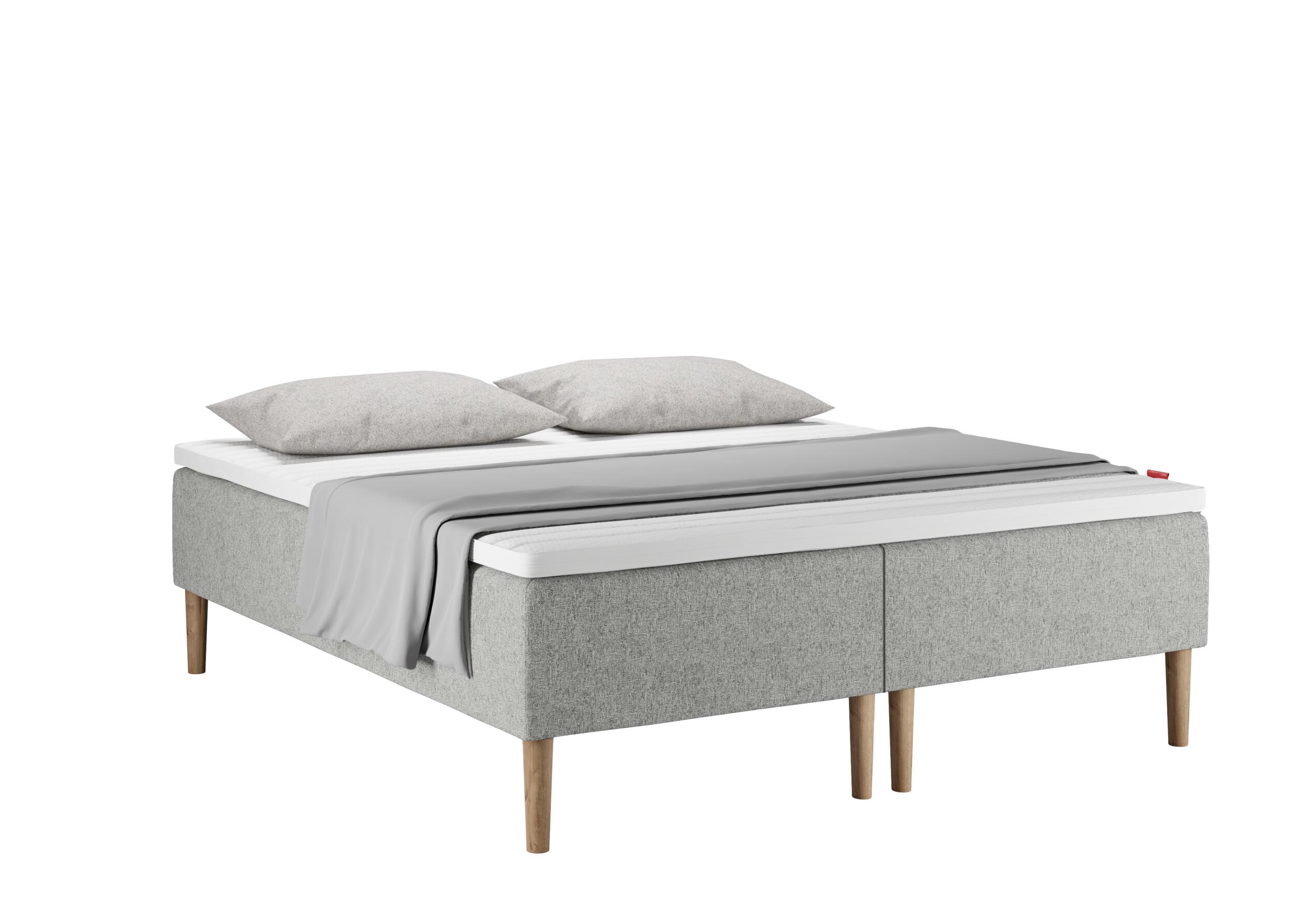 Wonderland W6 Inkl. bäddmadrass, 210 x 210 cm resårbotten