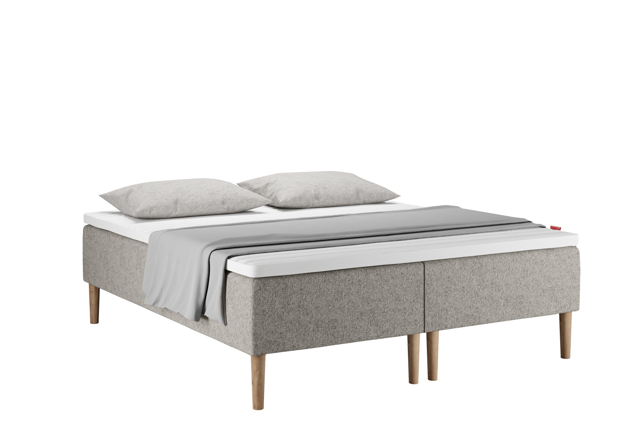 Wonderland W6 Inkl. bäddmadrass, 210 x 210 cm resårbotten