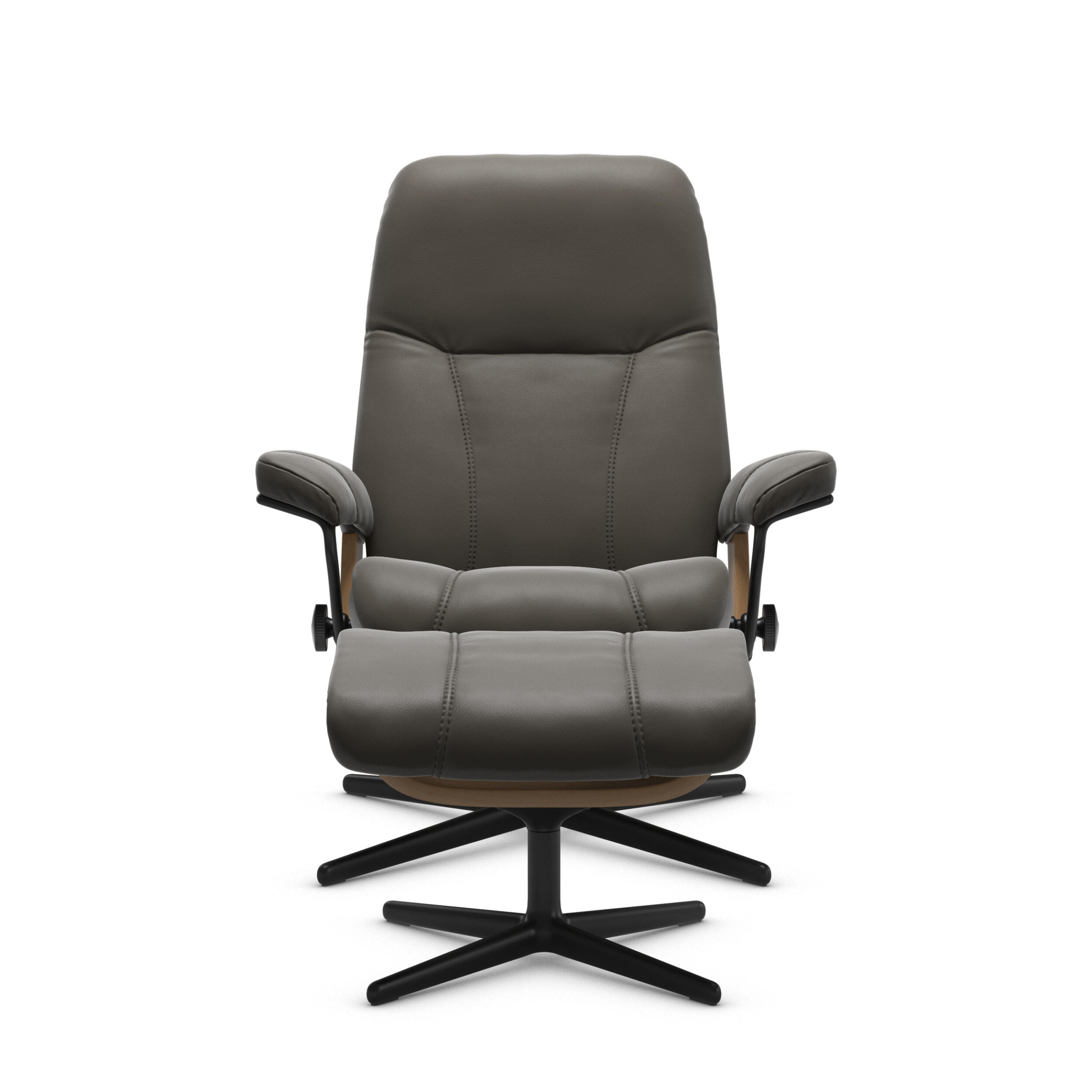 Stressless Consul S fåtölj & fotpall 