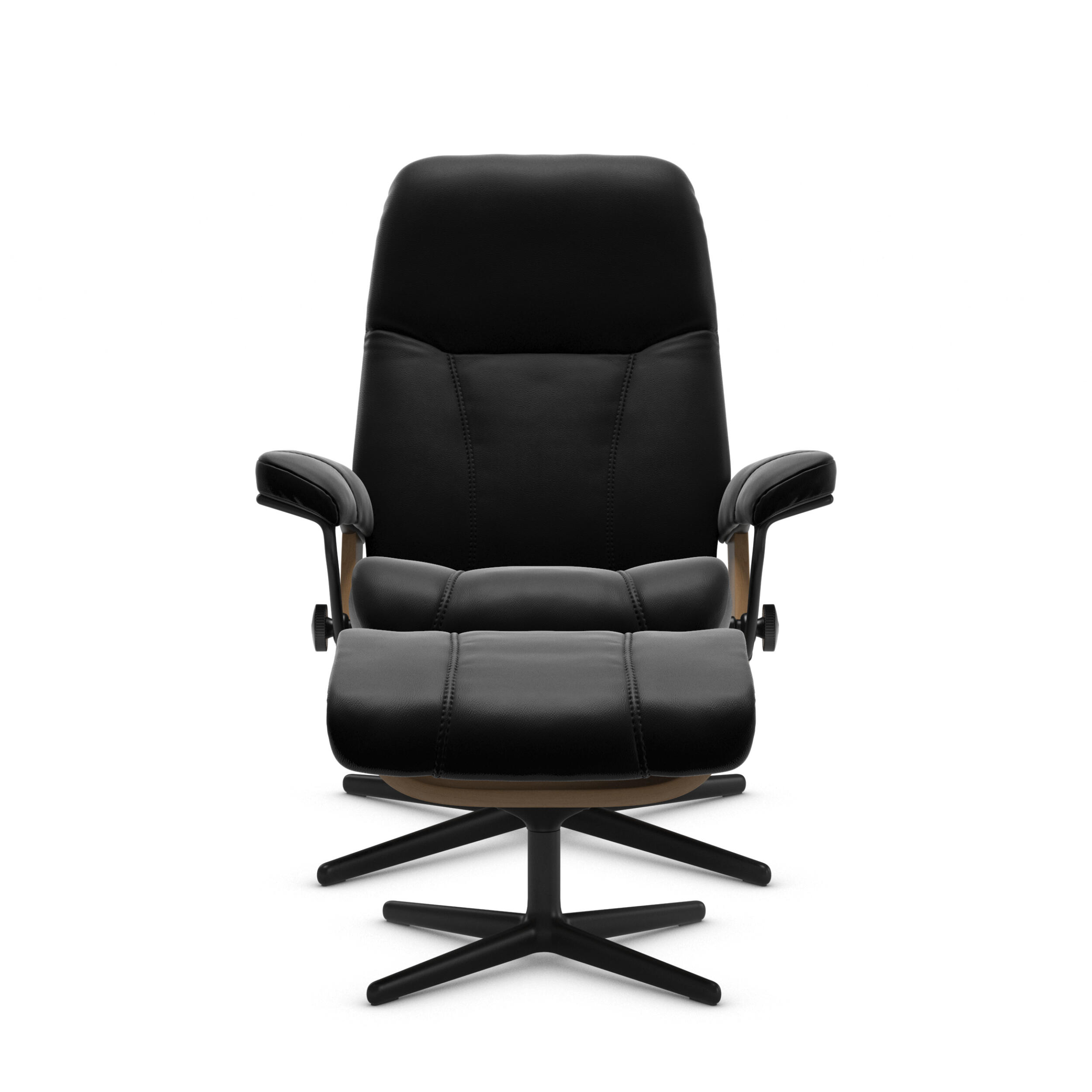 Stressless Consul S fåtölj & fotpall 