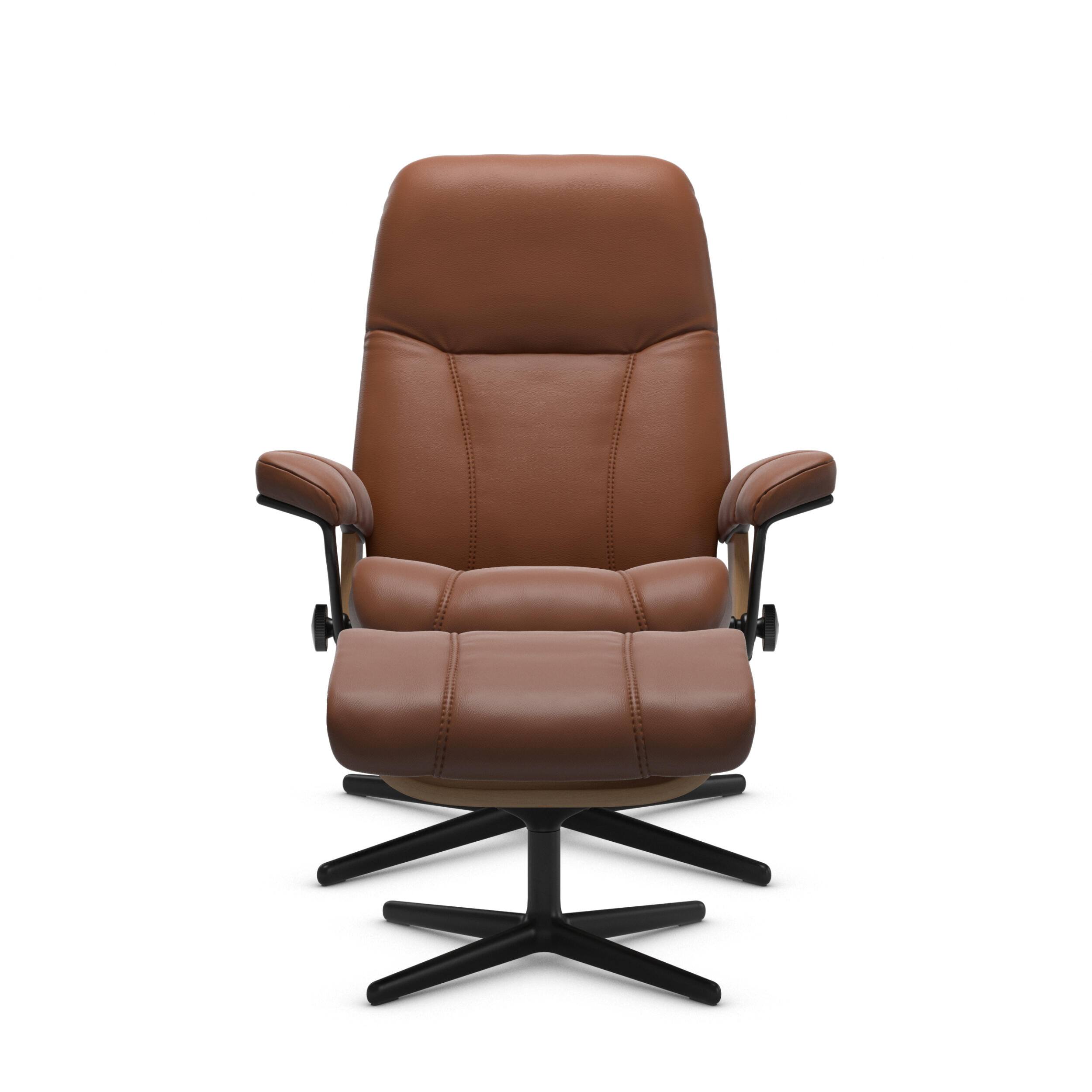 Stressless Consul S fåtölj & fotpall 