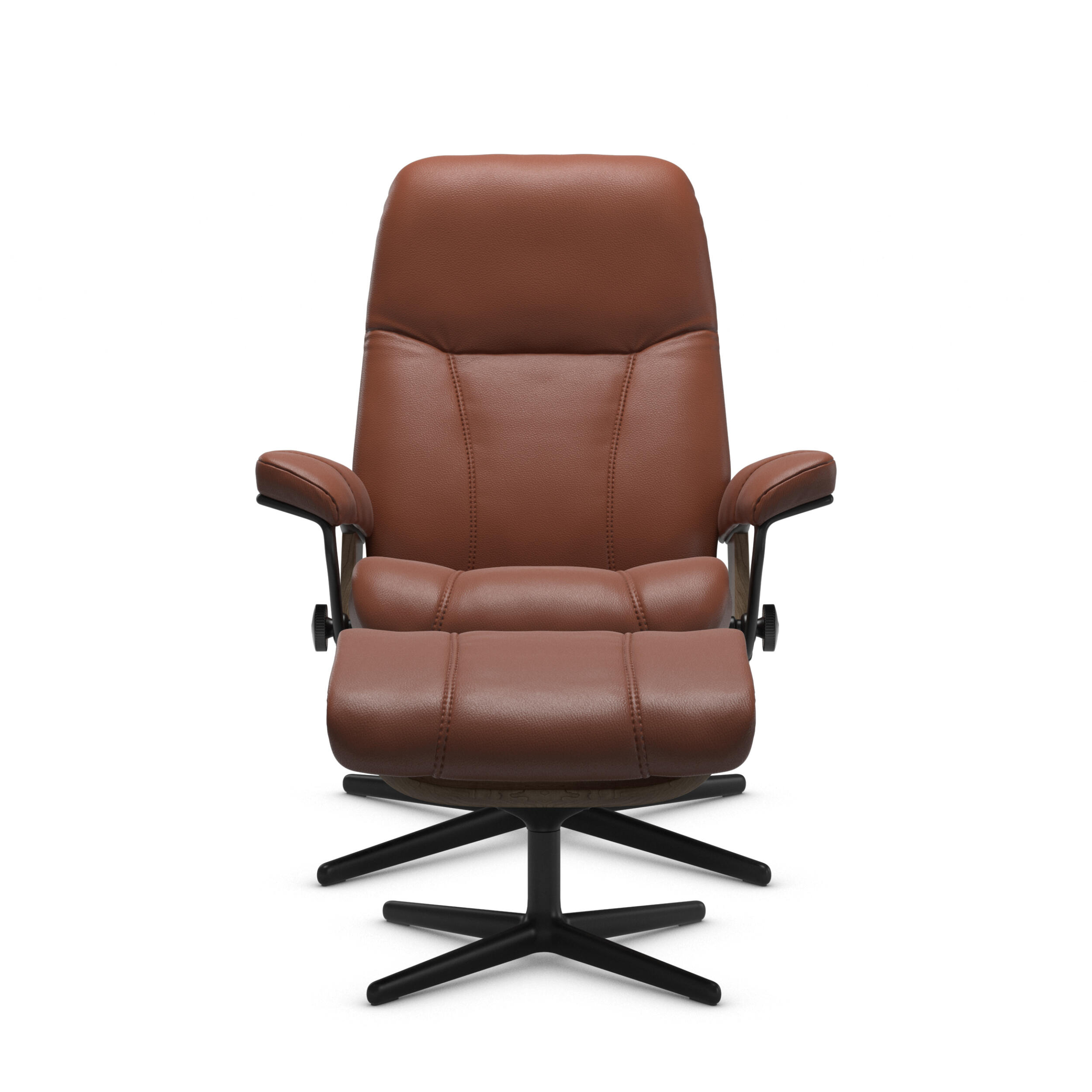 Stressless Consul S fåtölj & fotpall 