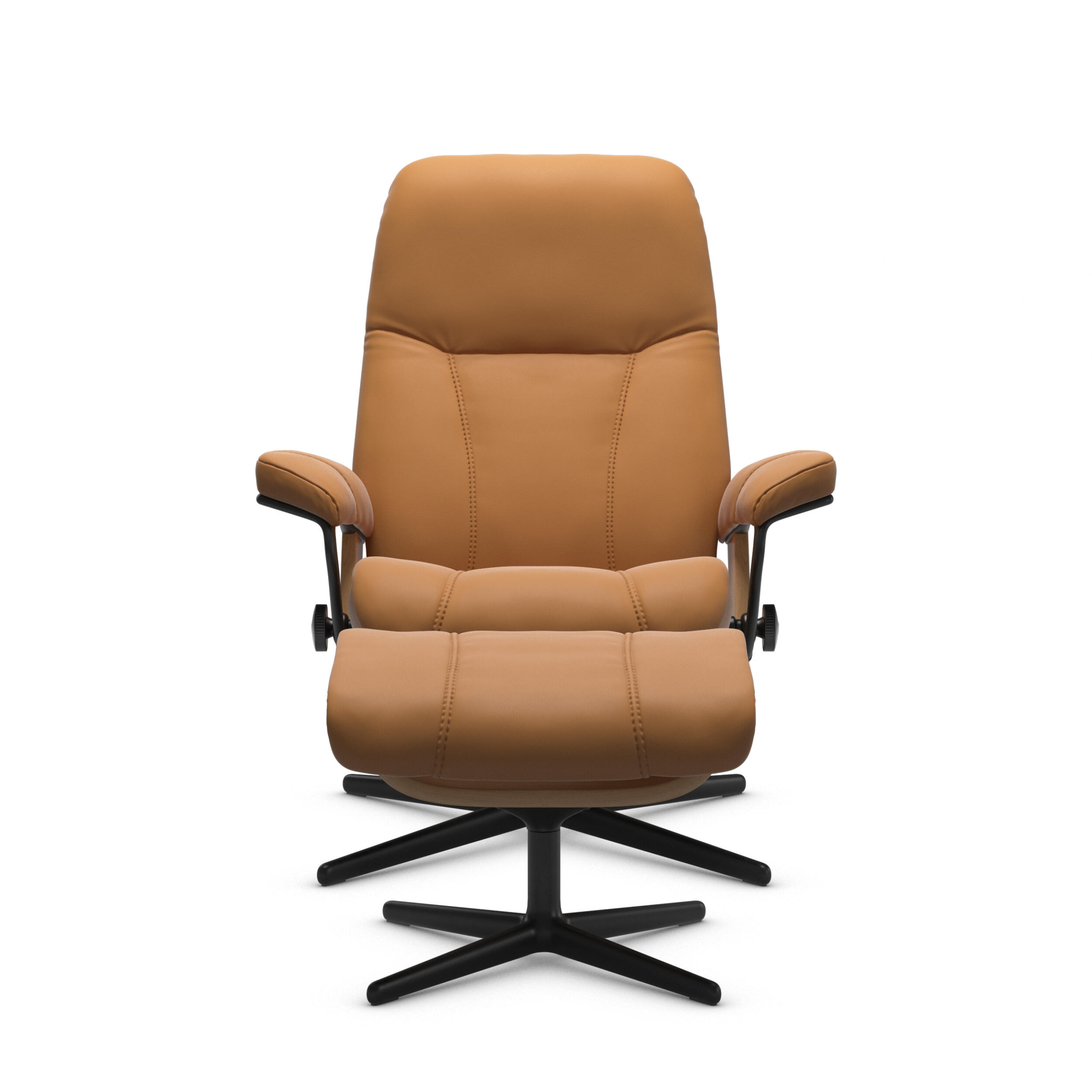 Stressless Consul L fåtölj & fotpall 