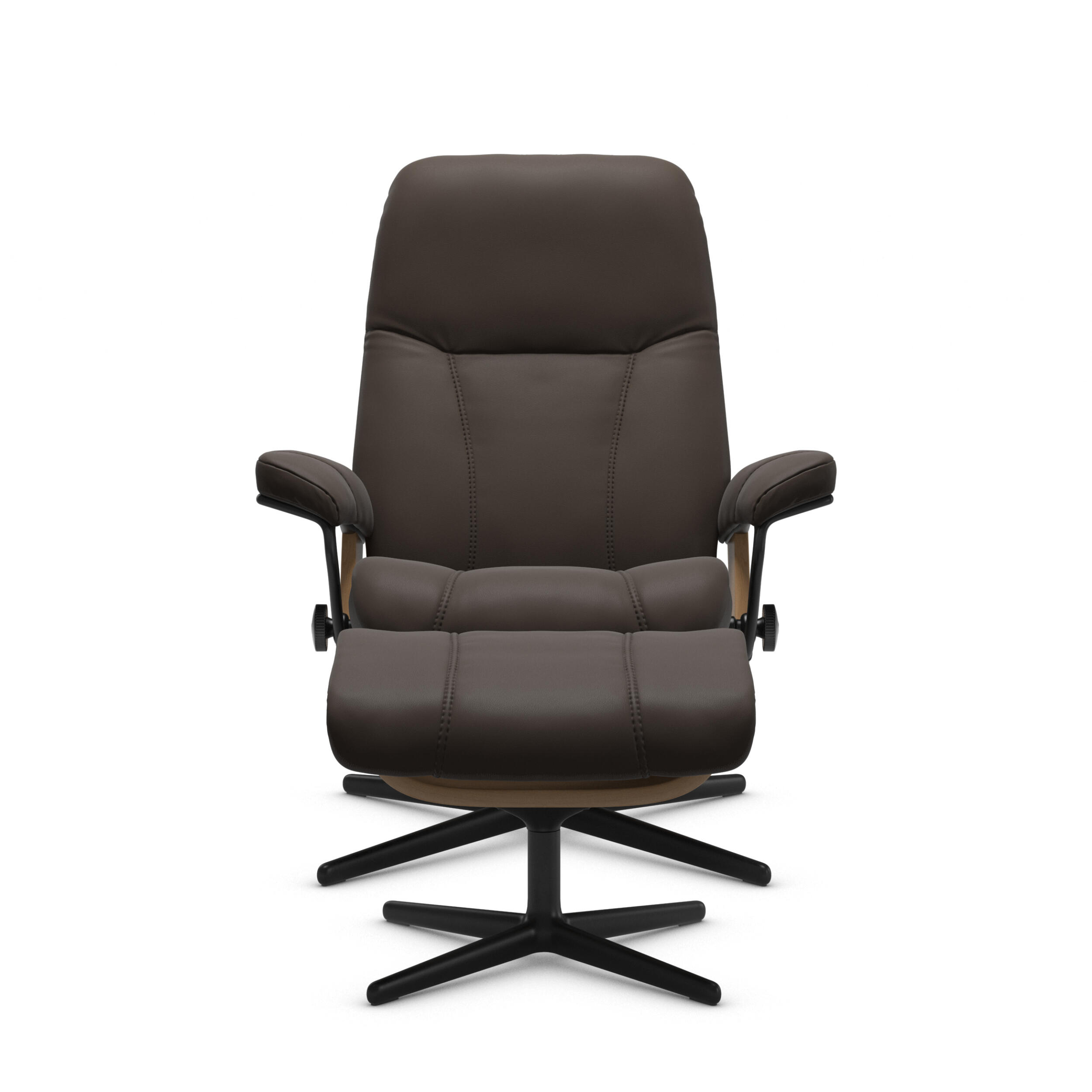 Stressless Consul L fåtölj & fotpall 