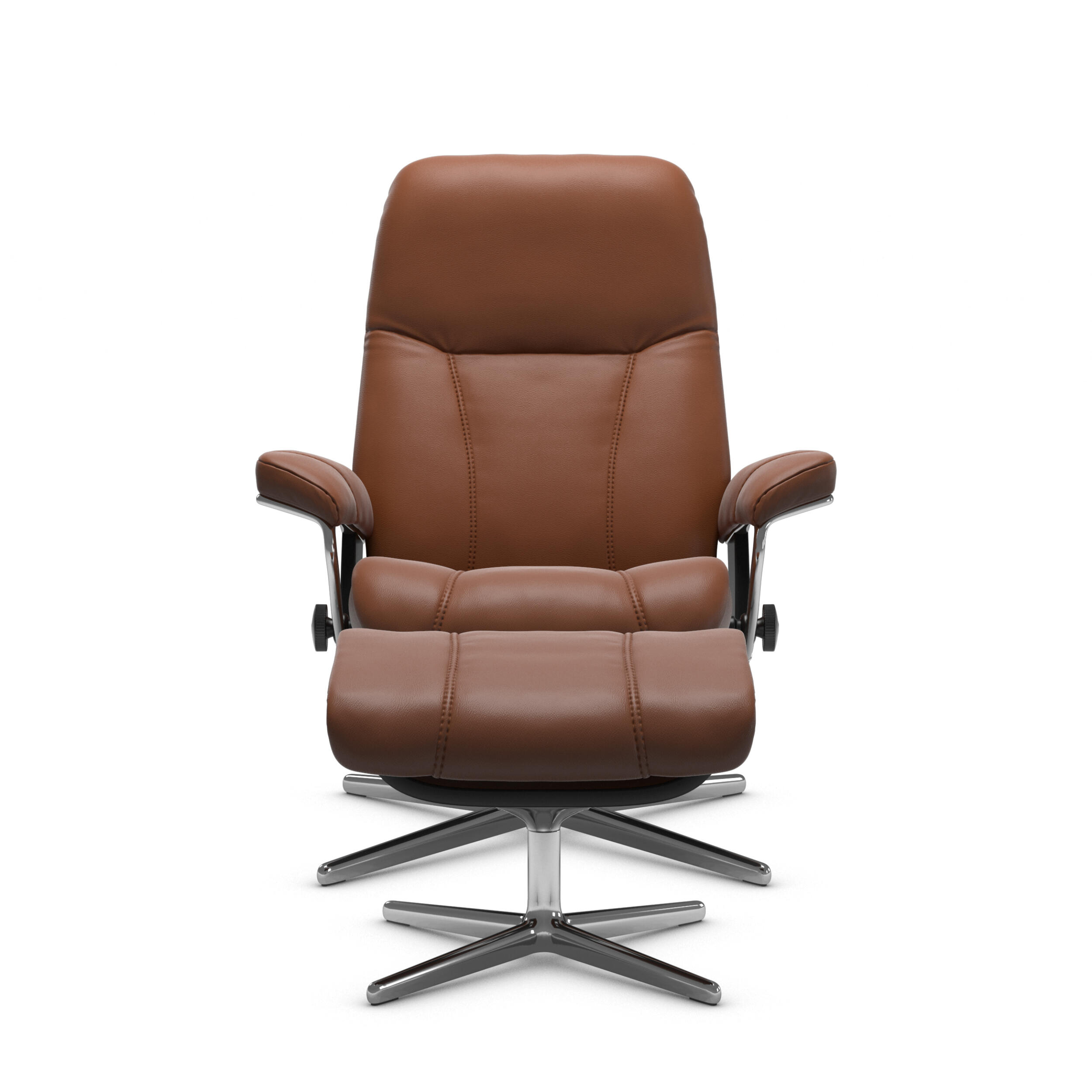 Stressless Consul L fåtölj & fotpall 