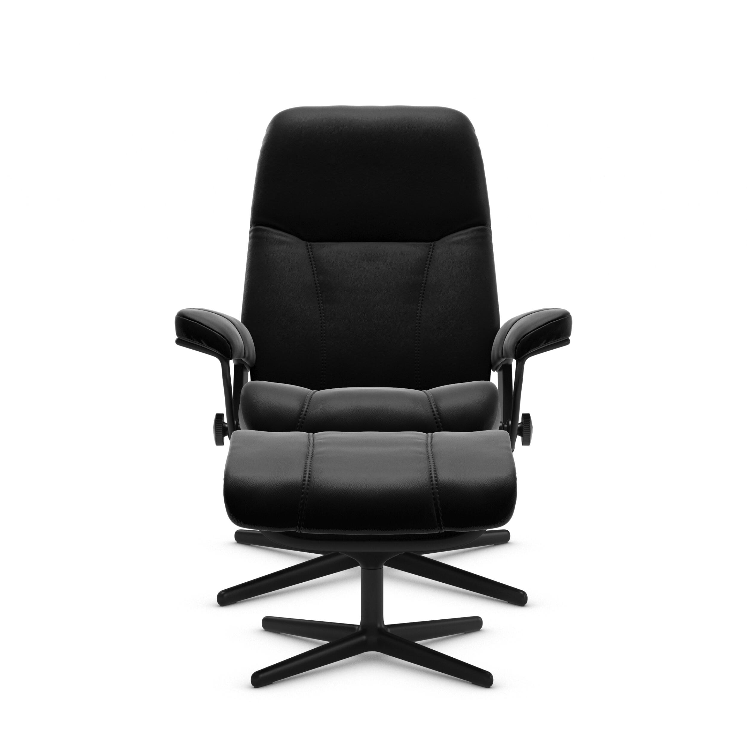 Stressless Consul L fåtölj & fotpall 