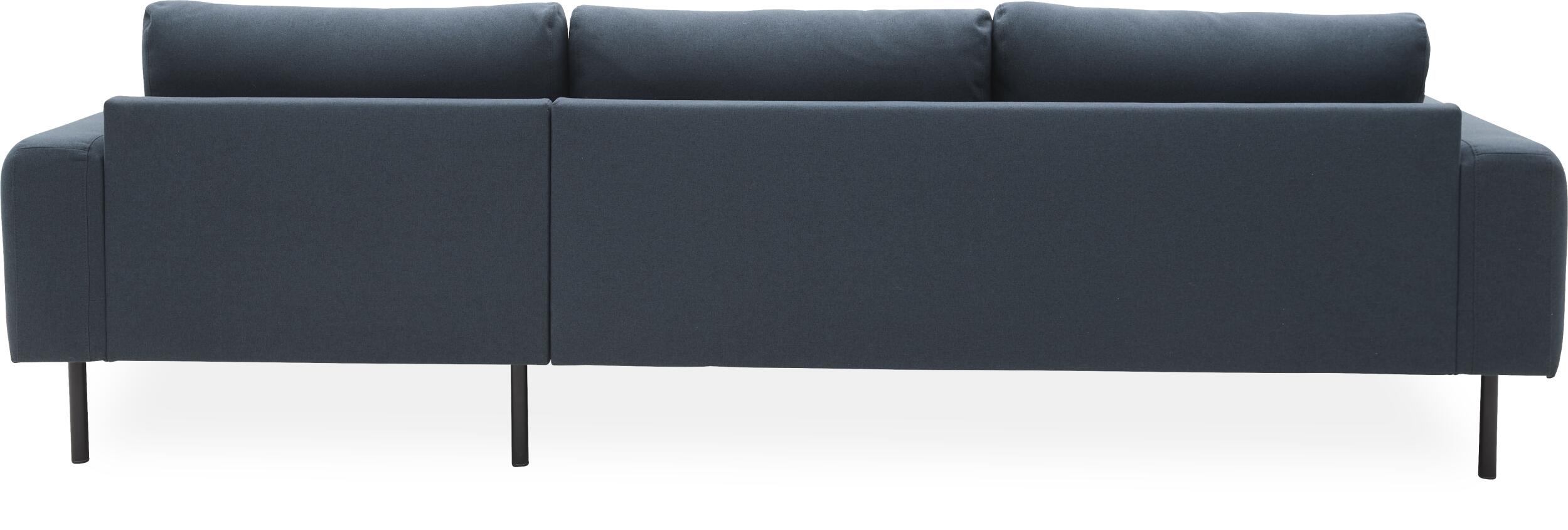 Halfdan högervänd soffa med schäslong 