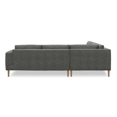 Nyland vänstervänd hörnsoffa med puffavslutning