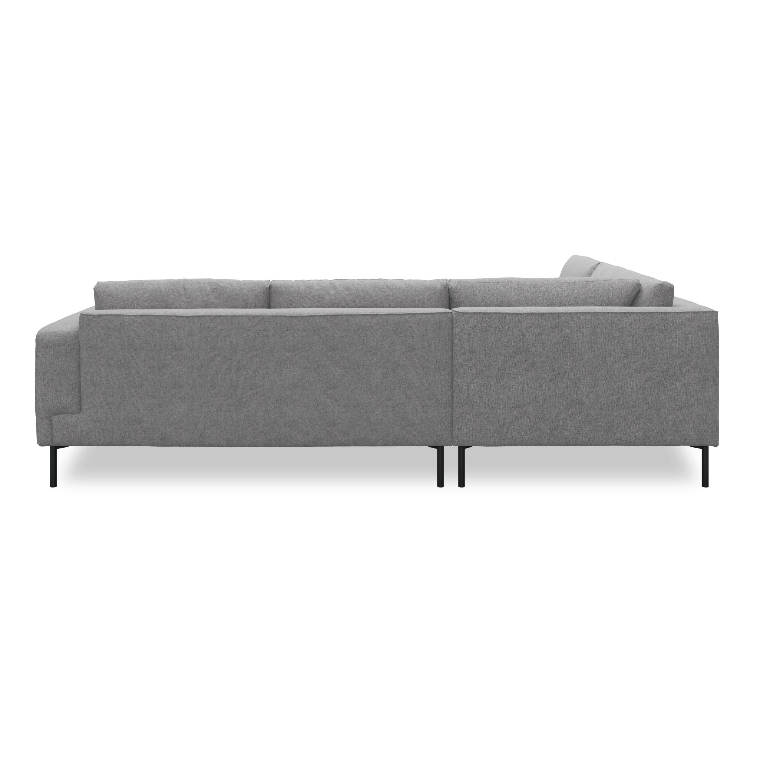 Nyland vänstervänd hörnsoffa med puffavslutning 