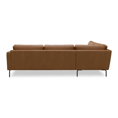 Springfield vänstervänd hörnsoffa med puffavslutning