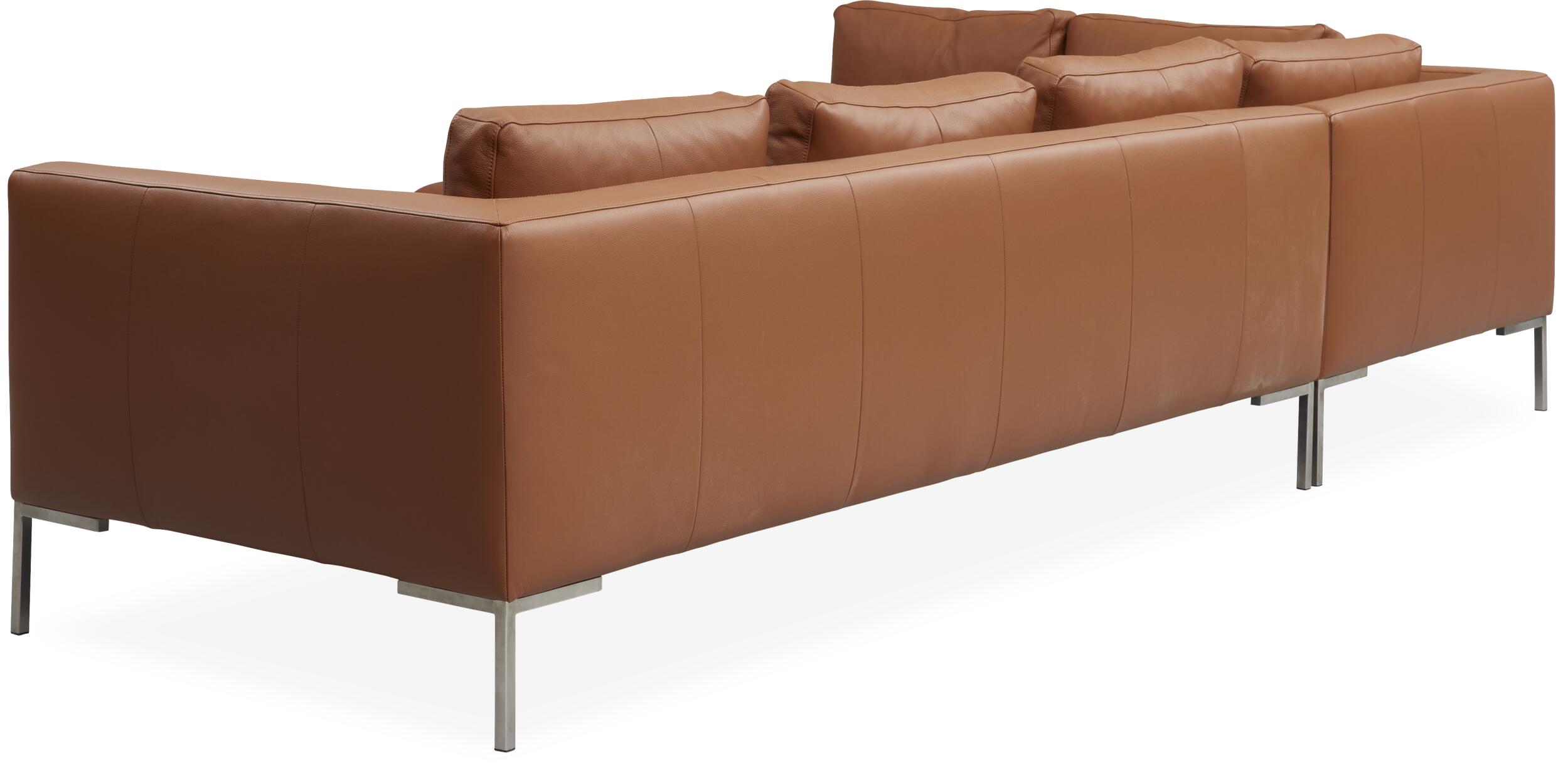 Nordskov vänstervänd hörnsoffa med puffavslutning 