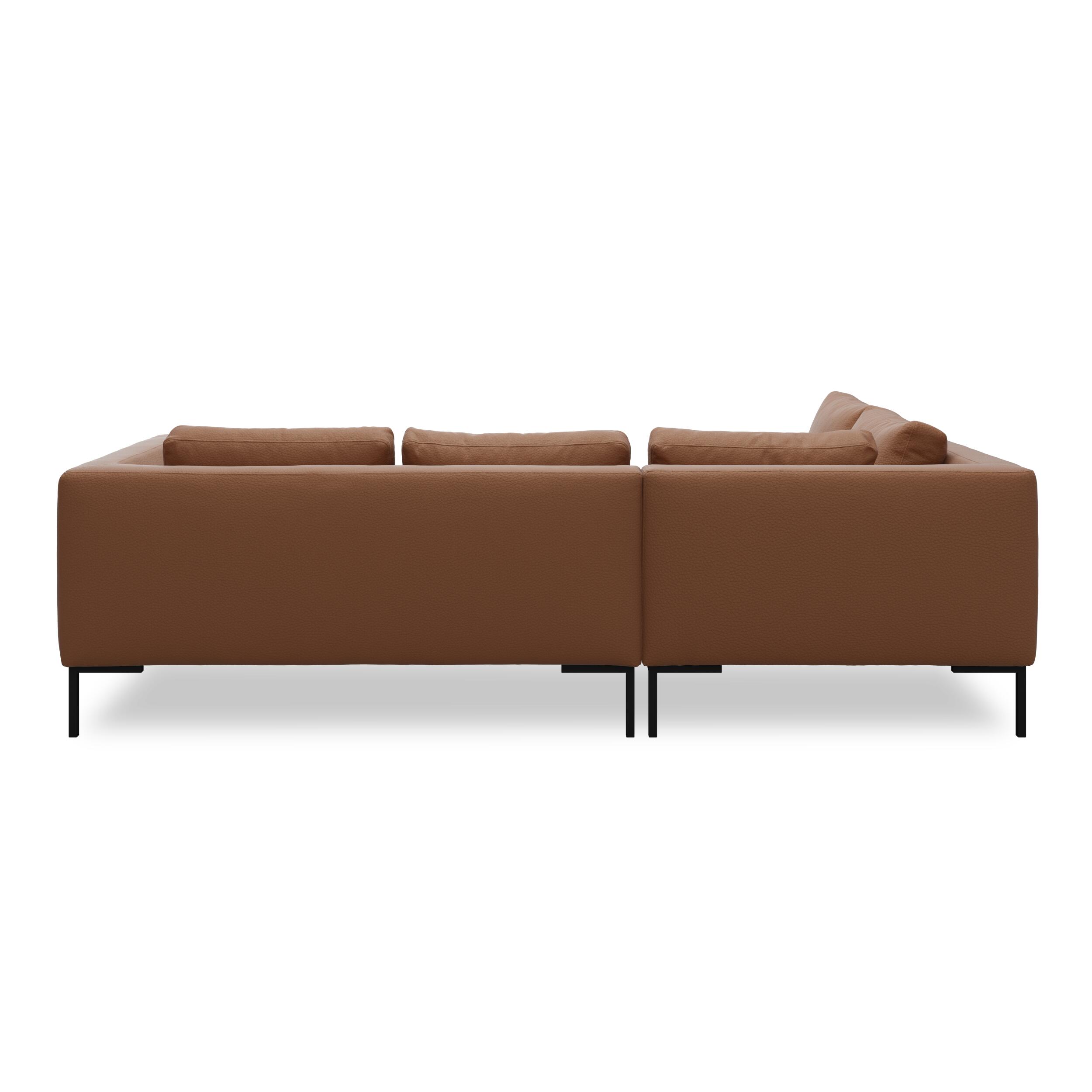 Nordskov vänstervänd hörnsoffa med puffavslutning 