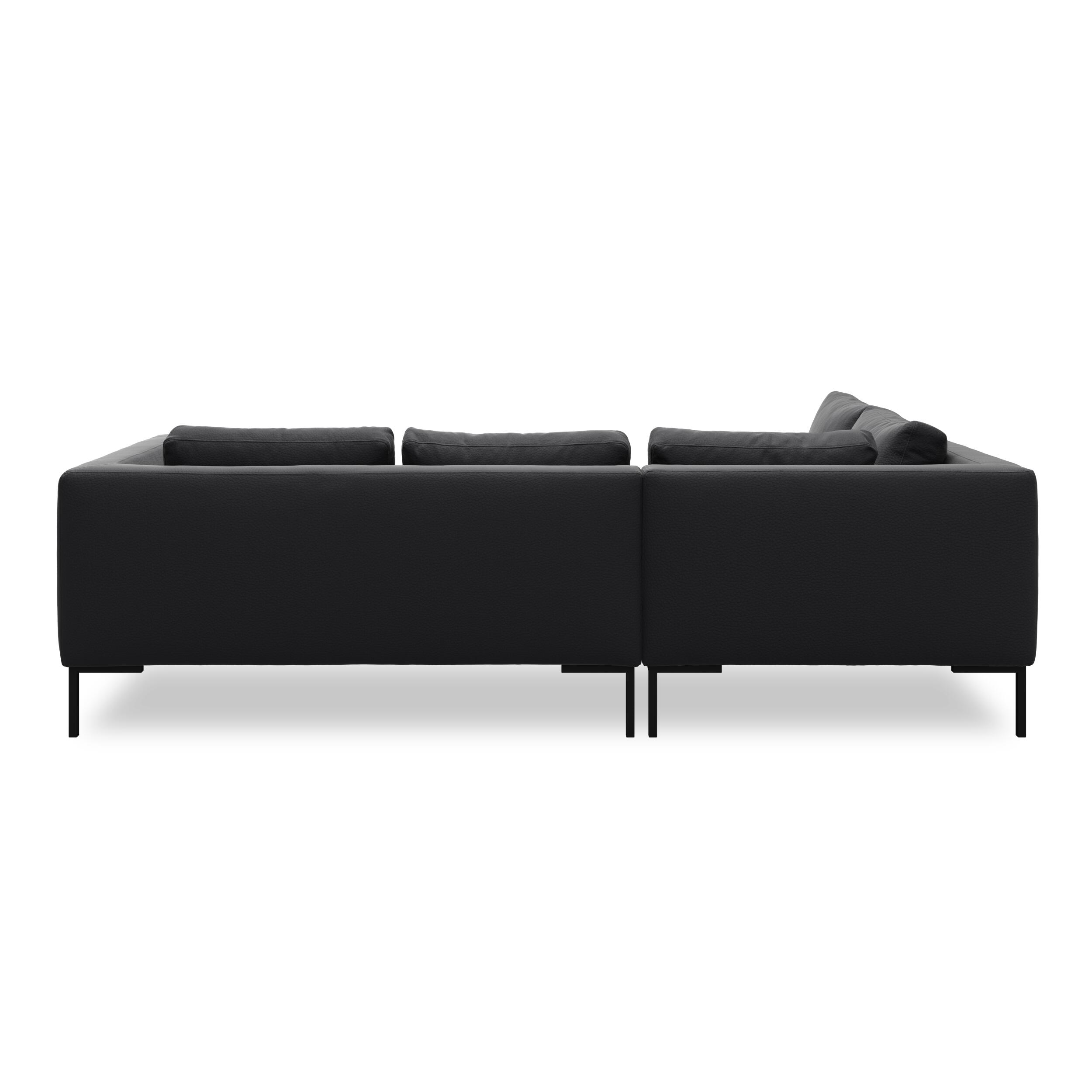 Nordskov vänstervänd hörnsoffa med puffavslutning 