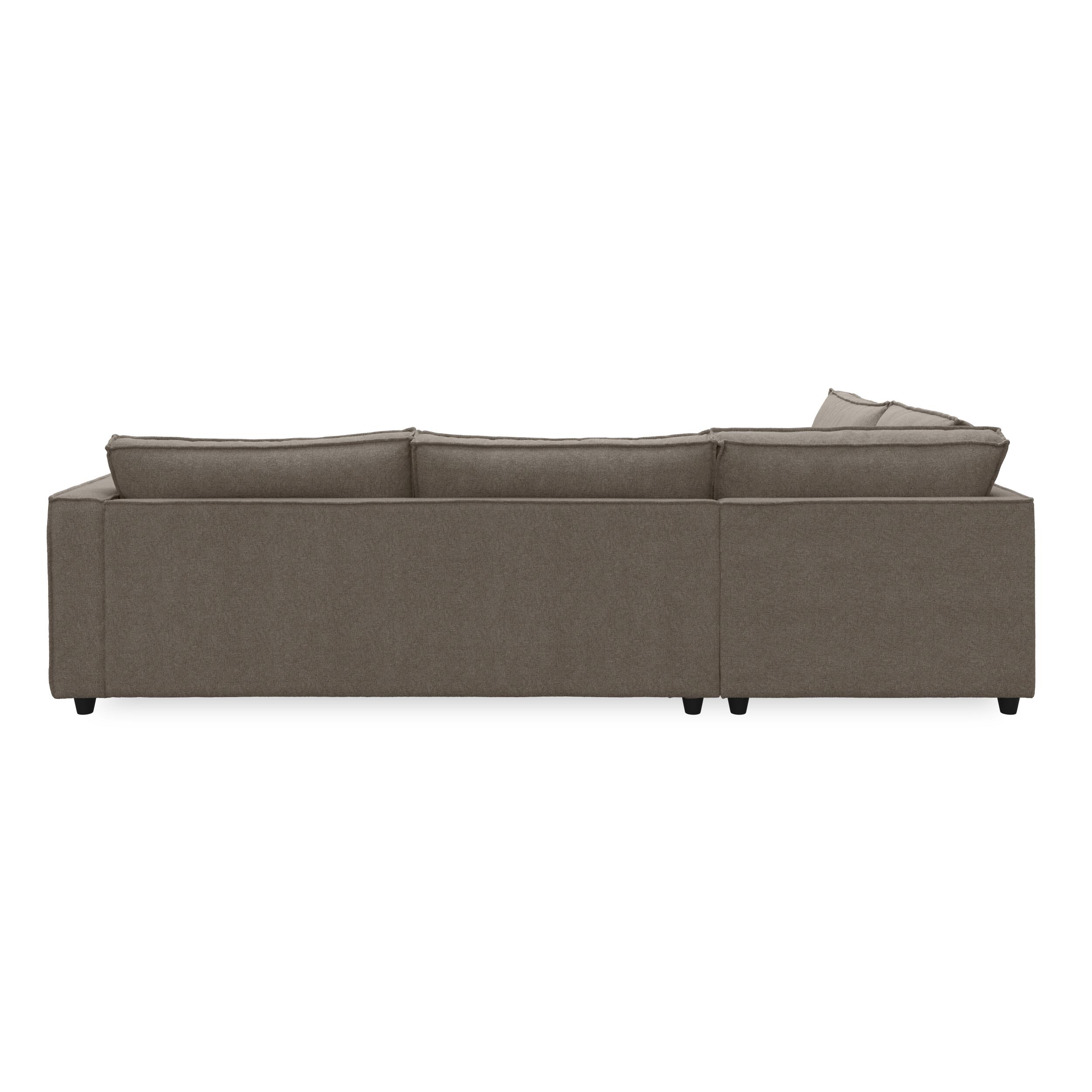 Agir vänstervänd hörnsoffa med puffavslutning 