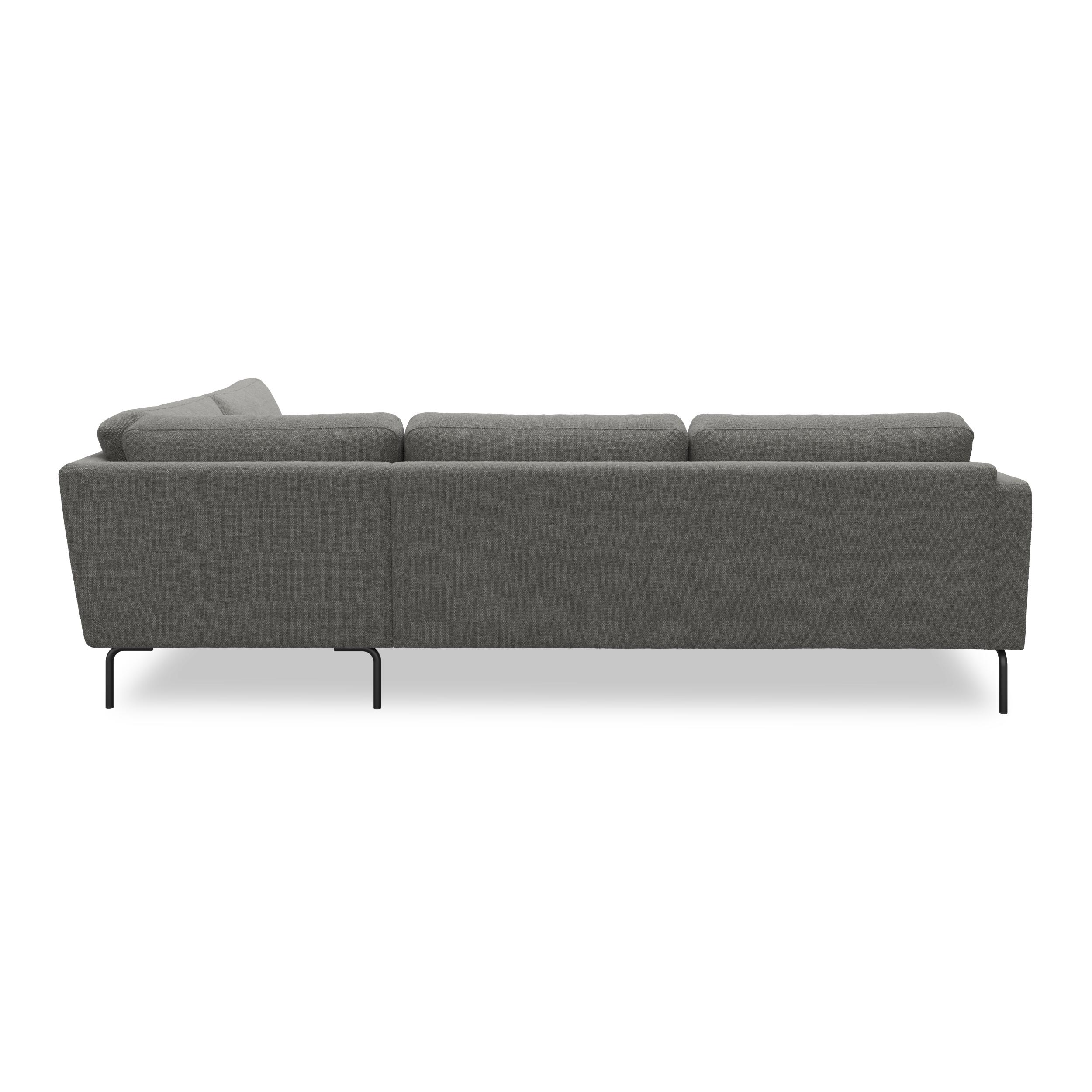 Springfield högervänd hörnsoffa med puffavslutning 