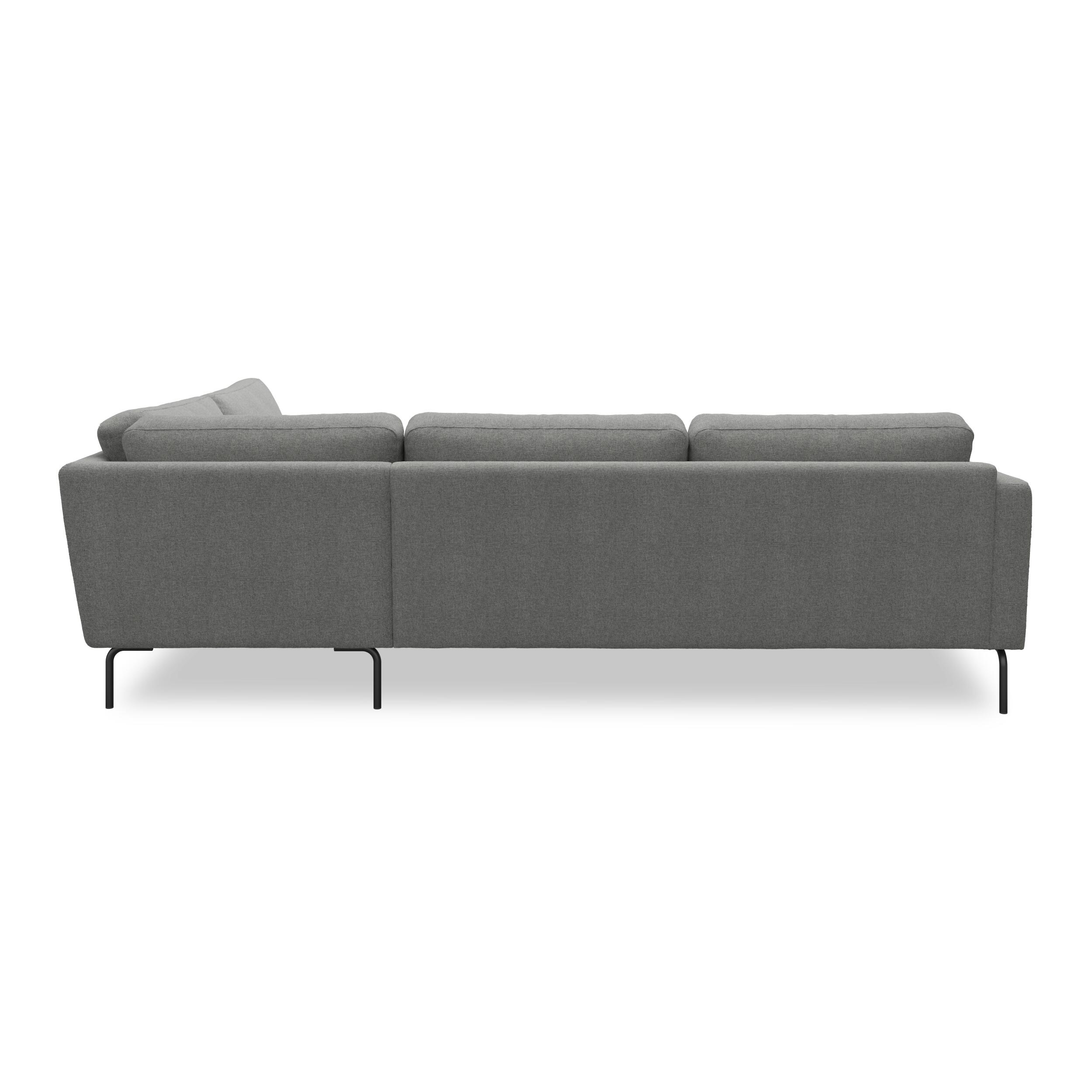 Springfield högervänd hörnsoffa med puffavslutning 