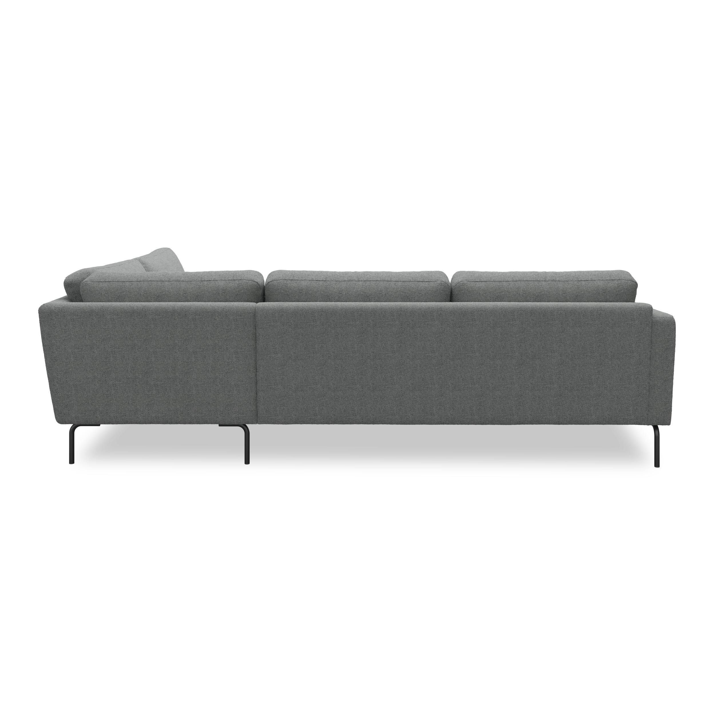 Springfield högervänd hörnsoffa med puffavslutning 