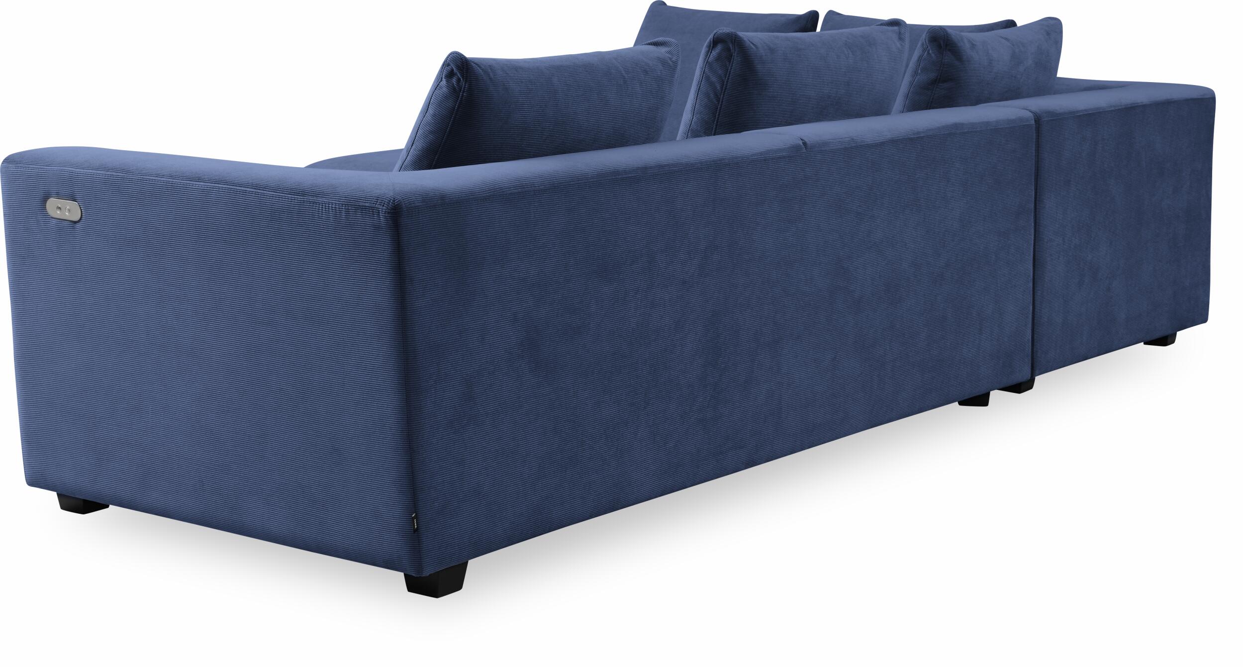 Solaro vänstervänd hörnsoffa med puffavslutning 