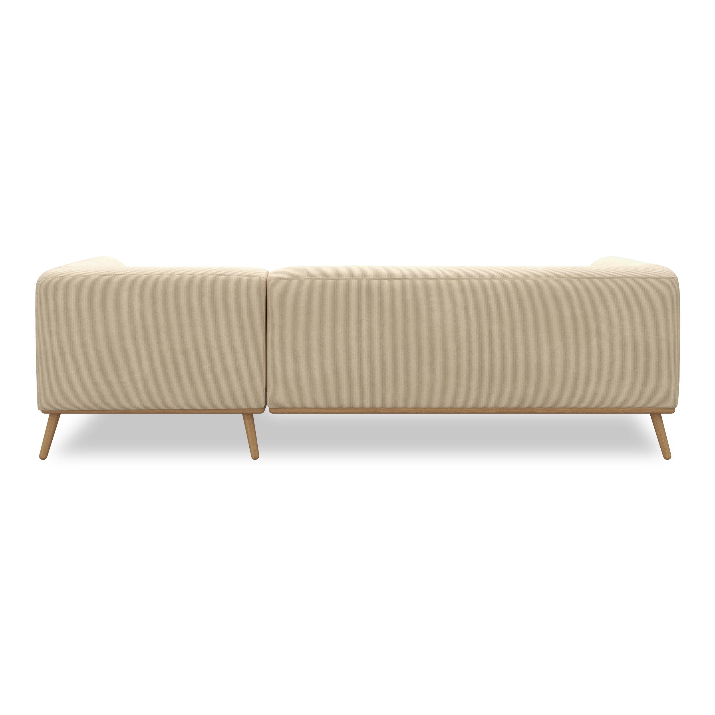 Land högervänd soffa med schäslong 