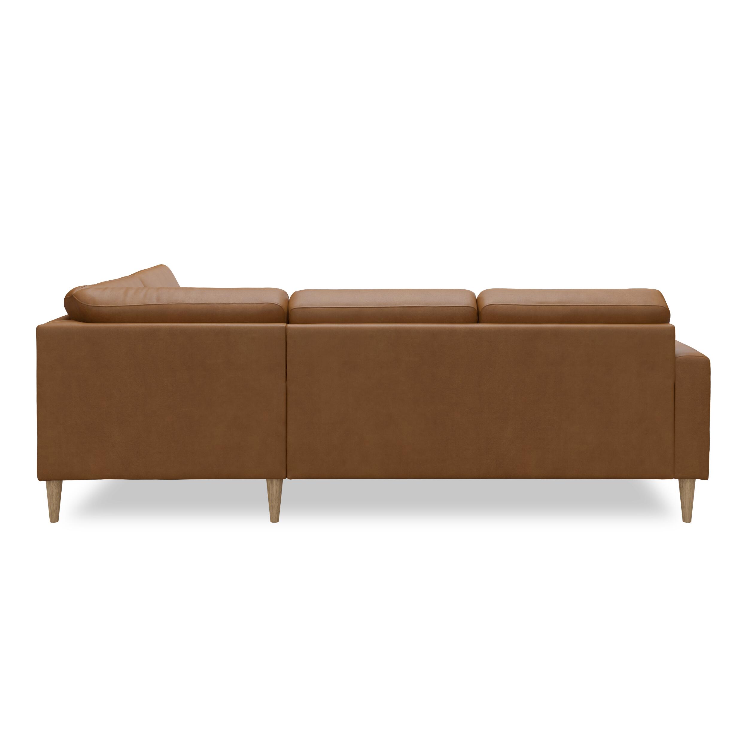 Linea högervänd hörnsoffa med puffavslutning 